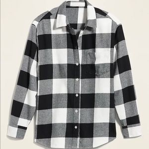 Plaid oversized shirt